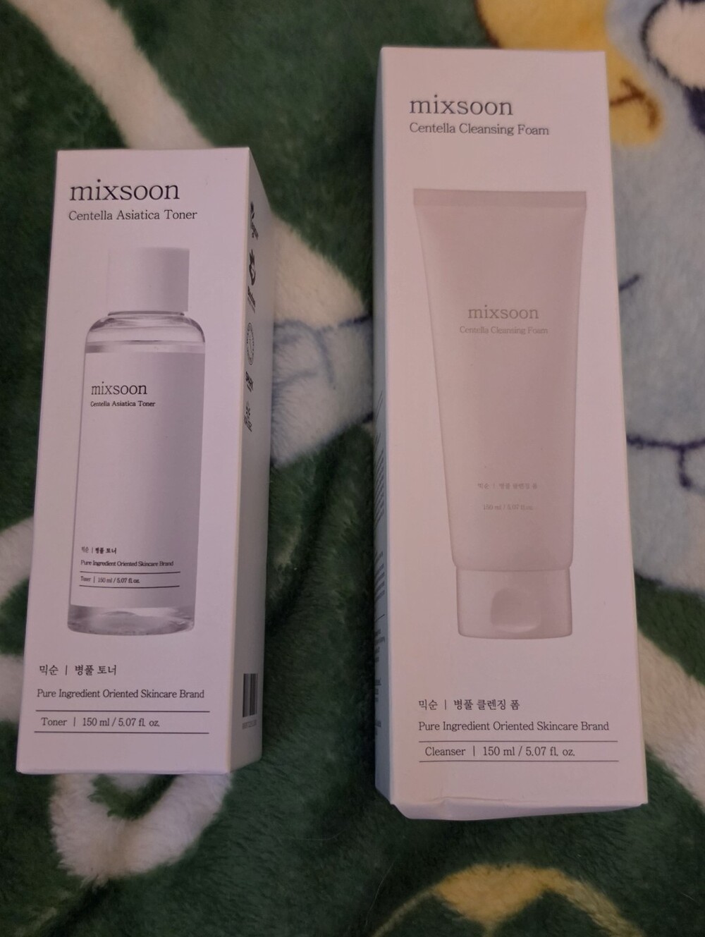 Mixsoon cleanser and toner